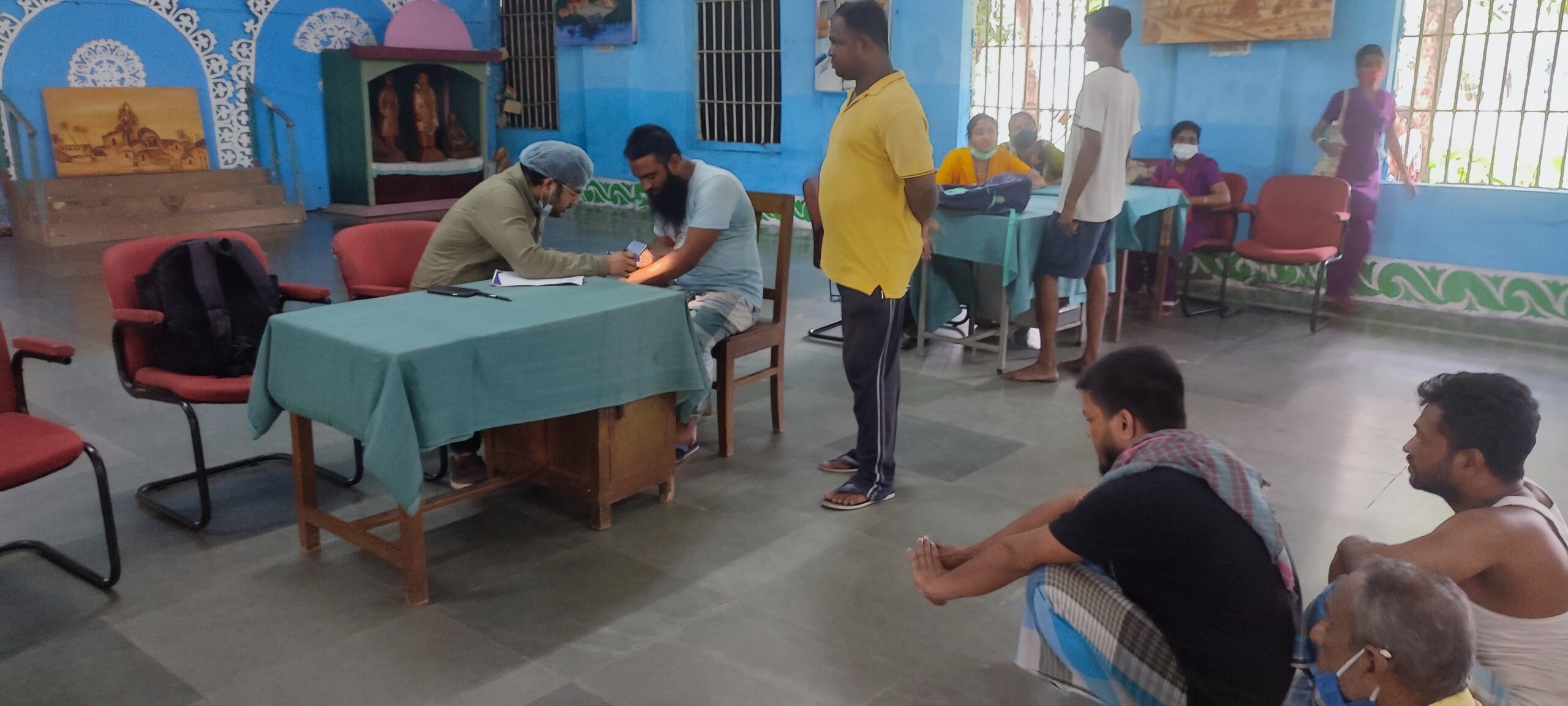 Dr Uttam Kumar Lenka at Health Checkup Camp @Central Jail, Dum Dum, Kolkata